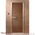 Дверь для бани DoorWood 1800х800, 8 мм, 3 петли, коробка - ольха фото 2