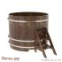 Купель BentWood круглая из сращенных ламелей лиственницы, d=1.5 м,  толщина стенок - 2,8 см фото 8