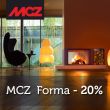 Скидка на каминные топки MCZ серии Forma