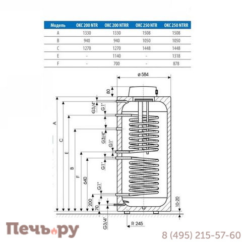 Бойлер Drazice OKC 200 NTR фото 2