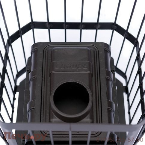 Чугунная банная печь НМК Сибирь-15 без ВТК (сетка) фото 5
