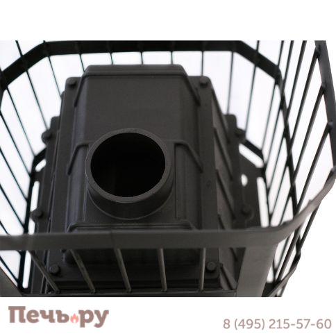 Чугунная банная печь НМК Сибирь-21 (сетка) фото 6