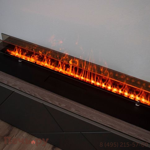 Декоративное стекло Schones Feuer FireLine 600 черное фото 5