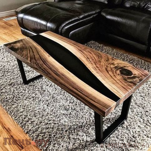 Дизайнерский стол из дерева 10 фото