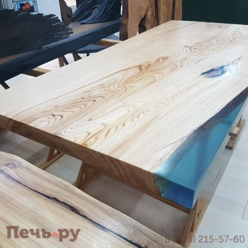Дизайнерский стол из дерева 3 фото 2