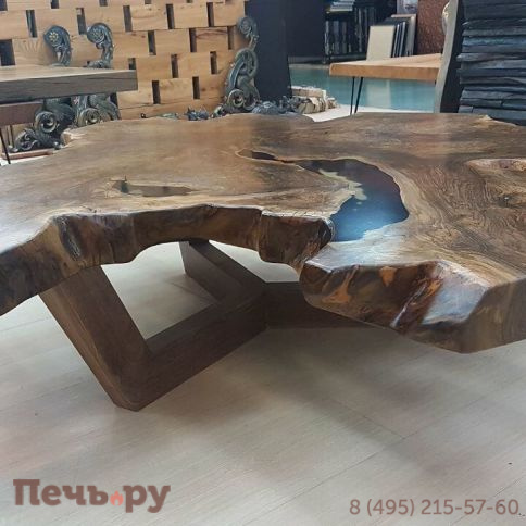 Дизайнерский стол из дерева 5 фото 3
