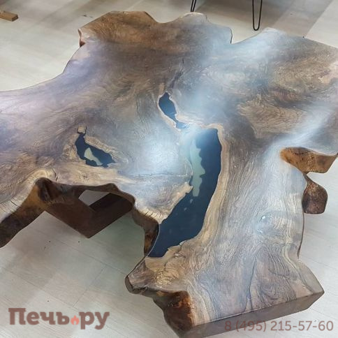 Дизайнерский стол из дерева 5 фото
