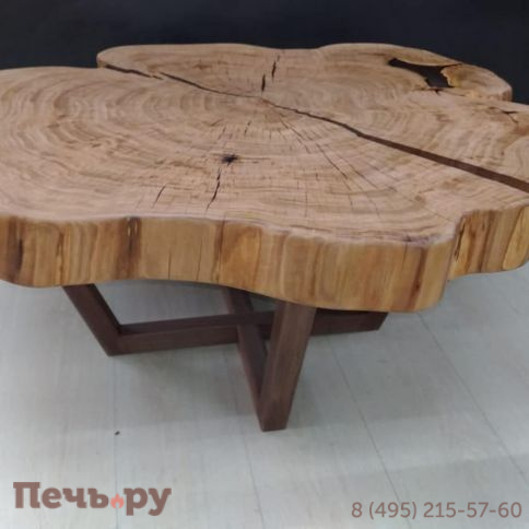 Дизайнерский стол из дерева  фото