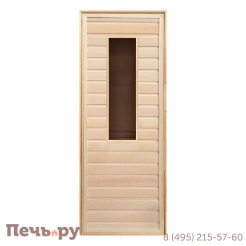 Дверь для бани липа (коробка хвоя) 1900х700 фото 5