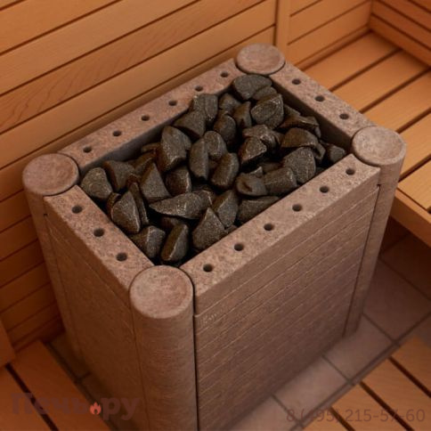 Электрическая печь SAWO Stone Nimbus NIM-90NS-P (облицовка - талькохлорит, требуется панель управления и блок мощности) фото 4