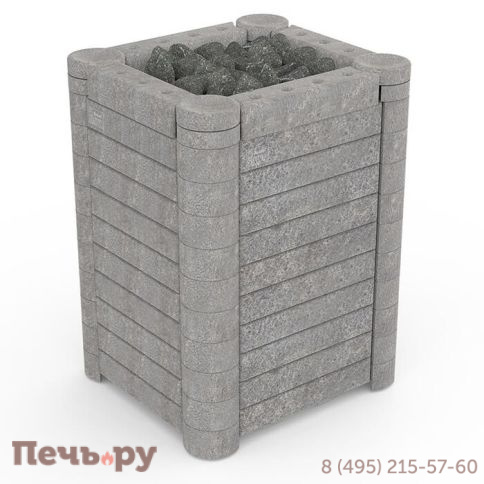 Электрическая печь SAWO Stone Nimbus NIM-90NS-P (облицовка - талькохлорит, требуется панель управления и блок мощности) фото