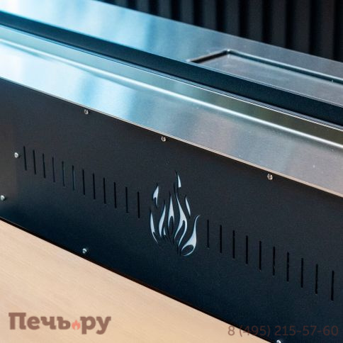 Электрический паровой камин Schones Feuer 3D FireLine 1000 Pro со стальной крышкой фото 3
