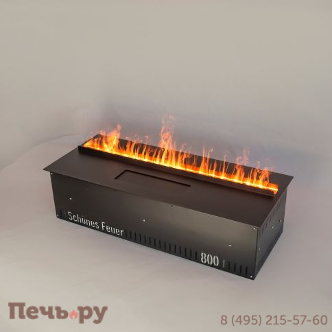 Электрический паровой камин Schones Feuer 3D FireLine 800 фото 3