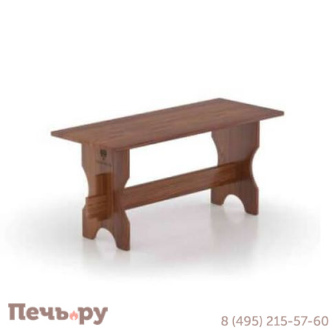 Лавка для бани BentWood 100х40, лиственница фото 2