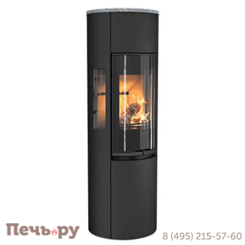 Печь камин Contura 596G Style стеклянная дверца, черная фото 2