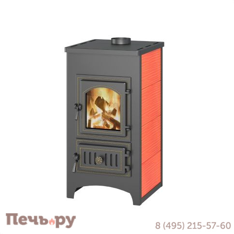 Печь-камин Везувий ПК-01 (270) красн. 9 кВт  (без плиты) фото