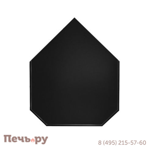 Предтопочный лист Вулкан 031-R9005 1000x800 черный фото