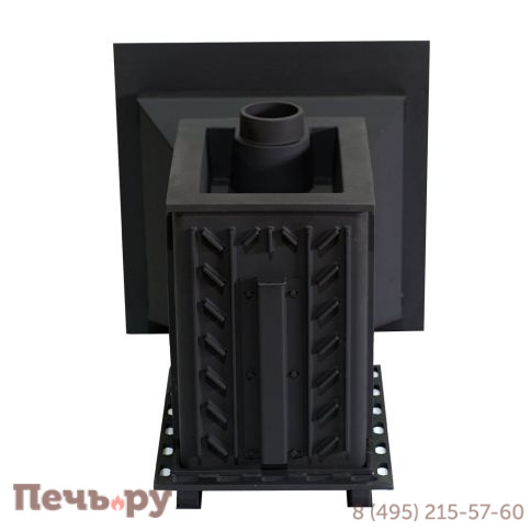 Премиальная чугунная банная печь НМК Сибирь-25 (дверка 700х700) под обкладку фото 4