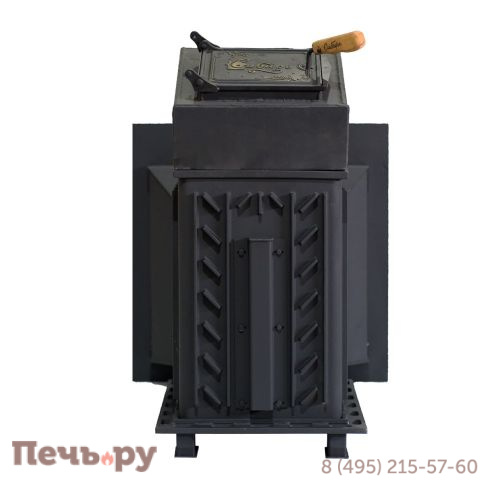 Премиальная чугунная банная печь НМК Сибирь-25 ЗК (дверка 700х700) фото 10