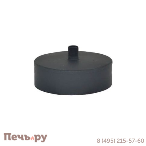 Заглушка с конденсатоотводом КПД черный 0,7 мм фото