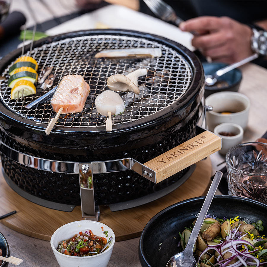 Гриль настольный Yakiniku Shichirin круглый⚡ – купить с доставкой по Москве  в интернет-магазине Pech.ru